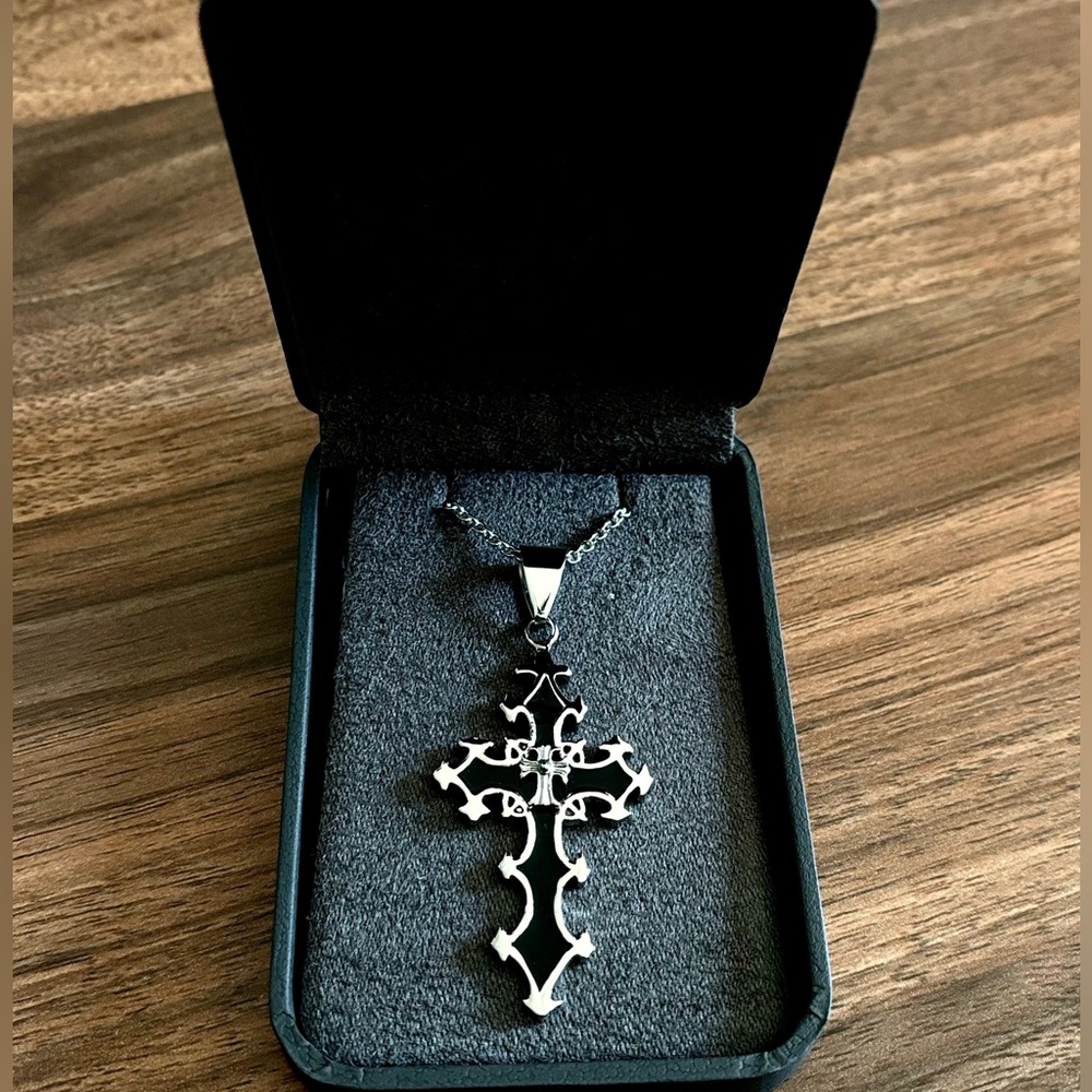 Gothic Style Cross Necklace